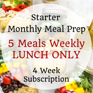 More Life Meals Monthly Vegan Meal Prep starter plan
