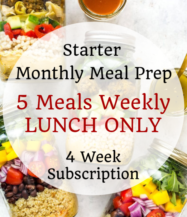 More Life Meals Monthly Vegan Meal Prep starter plan